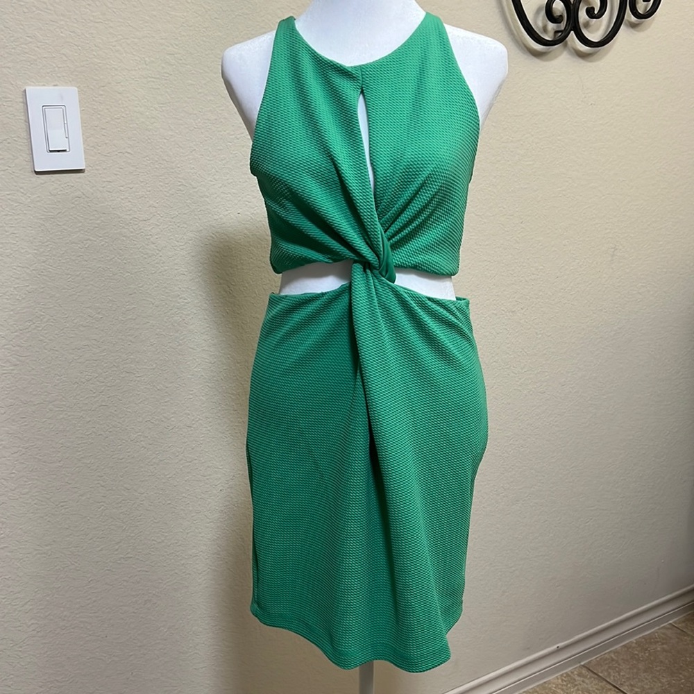 Wild Fable Green Cutout Dress